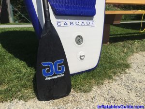 Aquaglide Cascade 10ft inflatable SUP - planche à pagaie arrière
